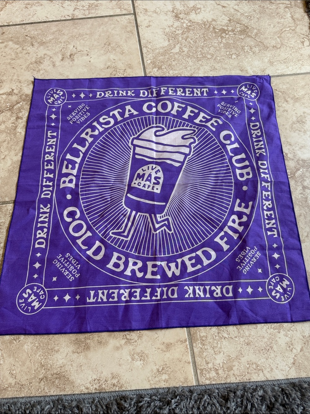 Taco Bell promotional live mas cafe bandana